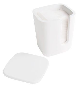 Коробочка для спонжиків 70 * 70 * 105мм кам'яна Solid surface 18-40-209 фото