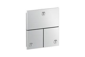 Перемикач AXOR ShowerSelect ID Square на 3 функції, Chrome (36780000) 36780000 фото