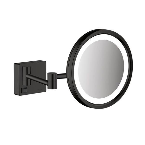 AddStoris Дзеркало для гоління з LED освітленням, Matt Black (41790670) 41790670 фото
