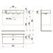 Раковина VAL 95см H8102870001041 &ndash; фото 3