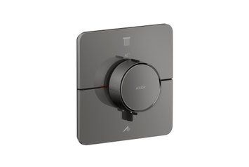 Термостат прихованого монтажу AXOR ShowerSelect ID Softsquare на 2 функціЇ Polished Black Chrome(36754330) 36754330 фото