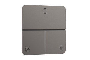 Перемикач ShowerSelect Comfort Q на 3 функції, Brushed Black Chrome (15587340) 15587340 фото