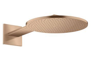 Верхній душ Axor 300 1jet P з тримачем, Brushed Red Gold (35300310) 35300310 фото
