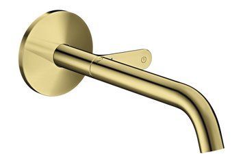 Змішувач AXOR One Select 220 для умивальника зі стіни, Polished Gold Optic (48112990) 48112990 фото