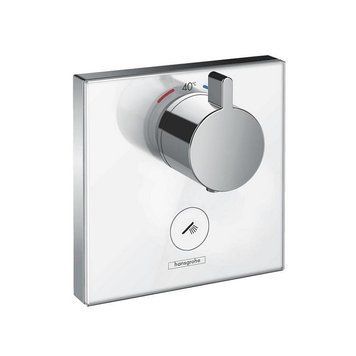 Термостат прихованого монтажу ShowerSelect Glass Highﬂow, White/Chrome (15735400) 15735400 фото