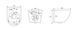 AMADEUS M унітаз 48*37*37см підвісний Rimless, сидіння тверде Slim slow-closing 13-06-055M &ndash; фото 3