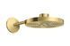 Верхній душ Axor One 280 2jet зі стіновим кронштейном, Brushed Brass (48492950) 48492950 &ndash; фото 1