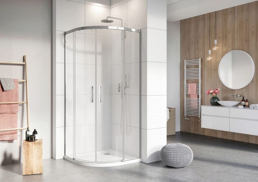Комплект бокових стінок Idea PDD 80L&times;80R, RADAWAY 387141-01-01 фото