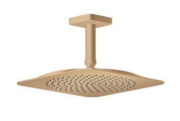 Верхній душ Axor Citterio C 270х270 1jet P зі стельовим кронштейном 100 мм, Brushed Bronze (28792140) 28792140 фото