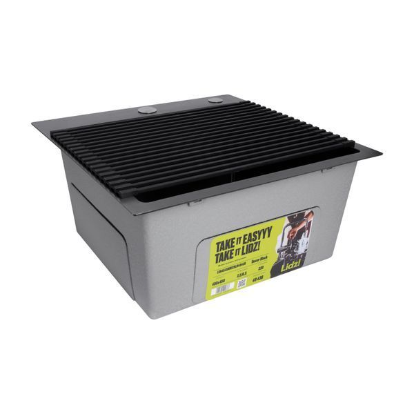 Сушарка на кухонну мийку Lidz Acsis LA06 Black, квадратна основа, для посуду 430х300 мм LDACSLA06BLM49764 SD00055888 фото