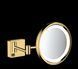 AddStoris Дзеркало для гоління з LED освітленням, Polished Gold Optic (41790990) 41790990 &ndash; фото 1