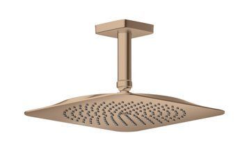 Верхній душ Axor Citterio C 270х270 1jet P зі стельовим кронштейном 100 мм, Polished Red Gold (28792300) 28792300 фото