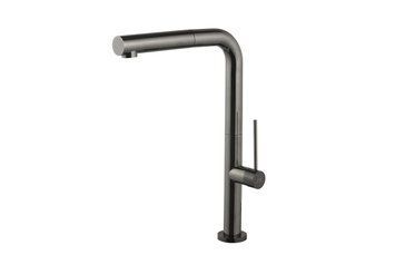BRIDGE SLIM Змішувач кухонний з витяжним виливом, titanium (100292821) 100292821 фото