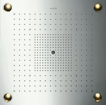 Верхній душ Axor ShowerHeaven 720х720 3jet з підсвіткою 2700 К, Stainless Steel Optic (10627800) 10627800 фото