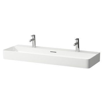 Раковина VAL 120см, з/о2шт, на стільницю H8102890001071 фото