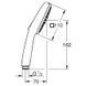 Лійка для ручного душу Tempesta Cube 110 26746003 Grohe 26746003 &ndash; фото 3