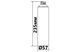 Колба дозатора h235, 500 мл P-SOAPBOTTLE P-SOAPBOTTLE &ndash; фото 2