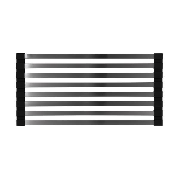 Сушарка на кухонну мийку Lidz Acsis LA12 Black, плоска основа, для посуду 430х218 мм LDACSLA12BLM49766 SD00055890 фото