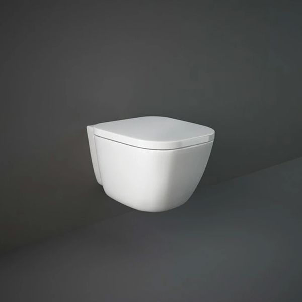 EL13AWHA+ONSC0004 ONE Унітаз підвісний з кришкою Duroplast, Soft Close, Rimless, білий EL13AWHA+ONSC0004 фото