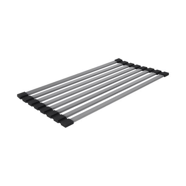 Сушарка на кухонну мийку Lidz Acsis LA12 Black, плоска основа, для посуду 430х218 мм LDACSLA12BLM49766 SD00055890 фото