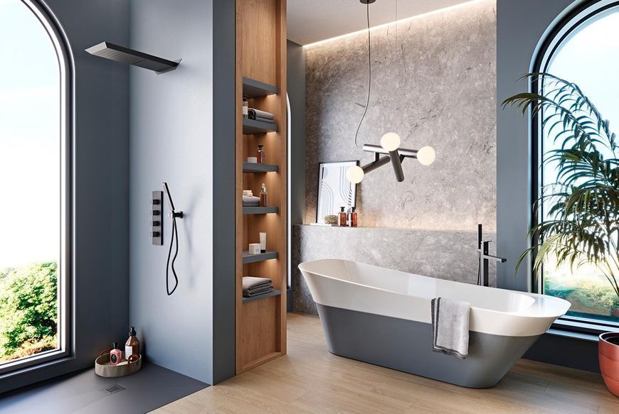 OXO, Верхній душ, matt black (100284314) 100284314 фото