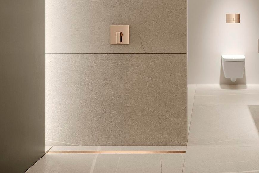 TECEdrainprofile Профіль дренажний 1000мм Polished Gold Optic, нержавіюча сталь (671012) 671012 фото