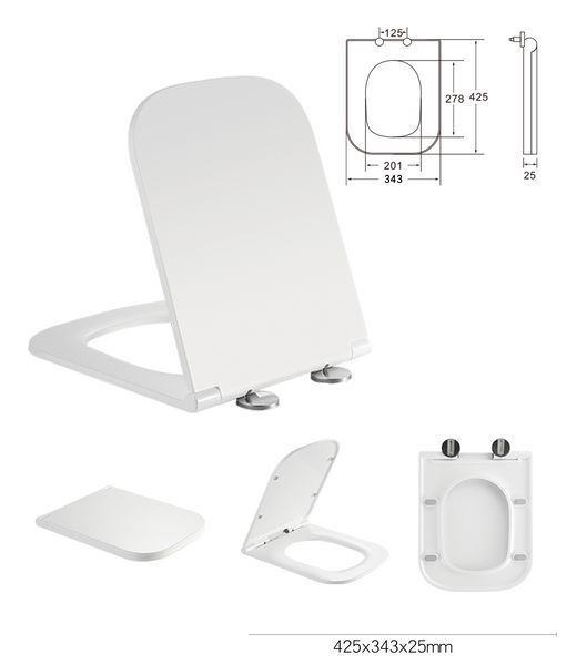 KUBIK унітаз підвісний c06810200(48,5*34*36,5 см, twist, сидіння duroplast) c06810200 фото