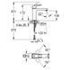 Змішувач для умивальника M-Size Eurocube (23446000), Grohe 23446000 &ndash; фото 9