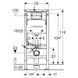 Комплект Інсталяція для унітаза Duofix Delta + Кнопка зливу Delta 50 чорний matt 458.135.14.2 GEBERIT 458.135.14.2 &ndash; фото 3