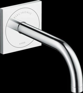 Змішувач AXOR Uno 165 для умивальника зі стіни електронний 230V, Chrome 38119000 38119000 фото