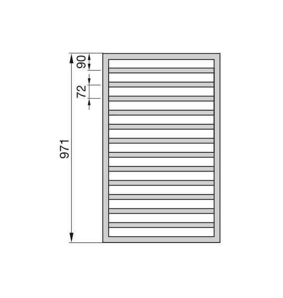 Рушникосушка QUARO 971х450 сталь RAL9016 Traffic White gloss (QA-100-045) QA-100-045 фото