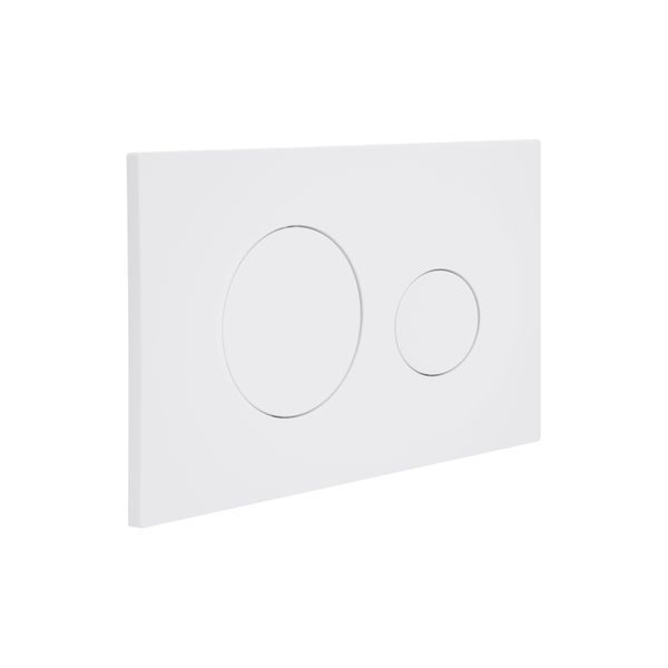 Клавіша змиву Qtap Standard 152x236x28 мм, White, кругла QTSTD164W49468 SD00055592 фото