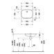 D-CODE Умивальник вбудований під стільницю 56x40 см (0338560000) 0338560000 &ndash; фото 2