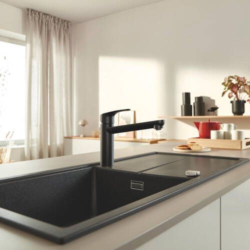 Змішувач для кухні Eurosmart 304632430 Black matt Grohe 304632430 фото